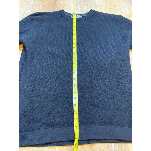 Smartwool Mens Crewneck Wool Sweater Black Cozy Warm Knit M - Picture 5 of 9